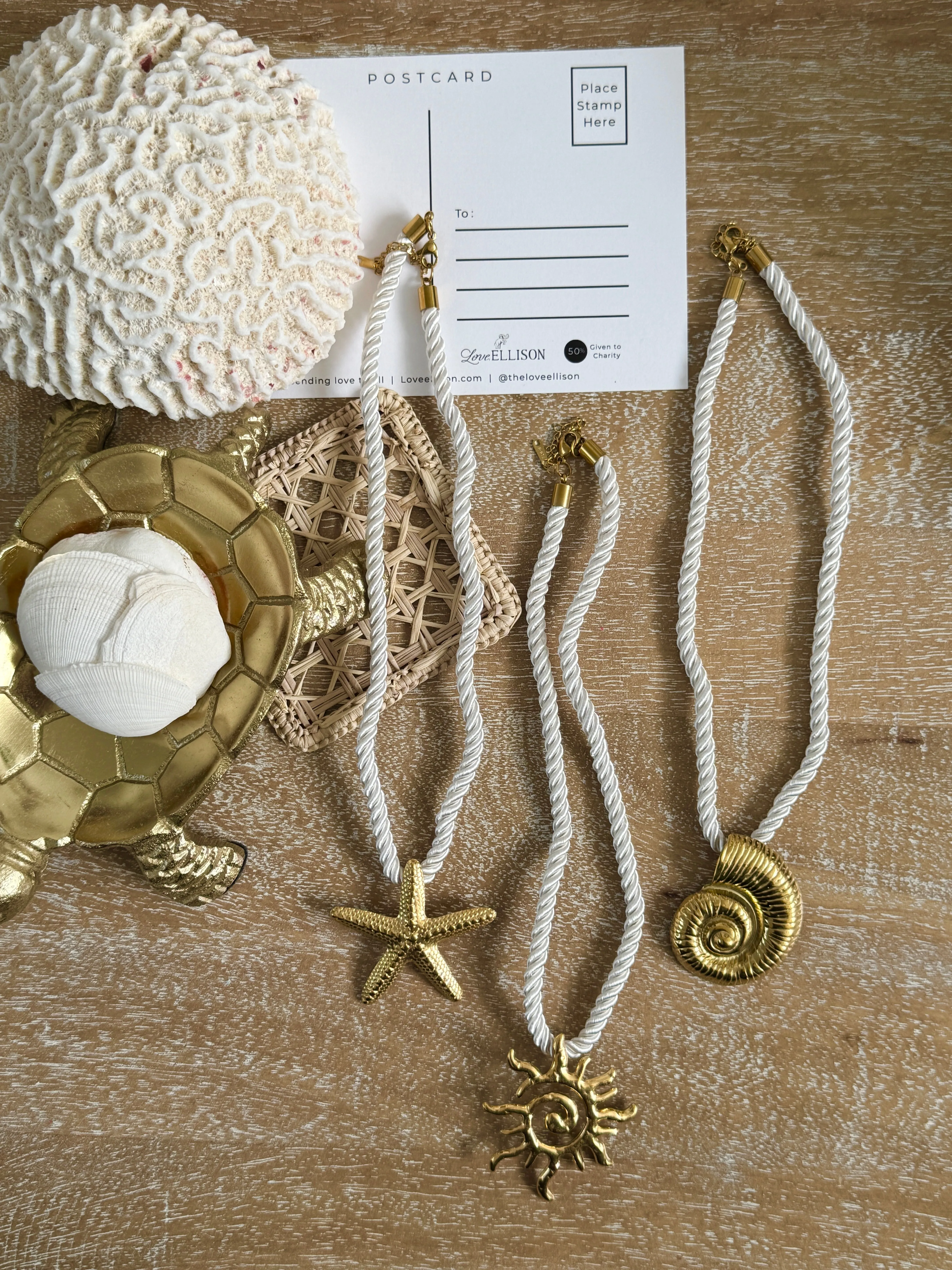 Salt Star Necklace - White sold by Love Ellison product image thumbnail 2