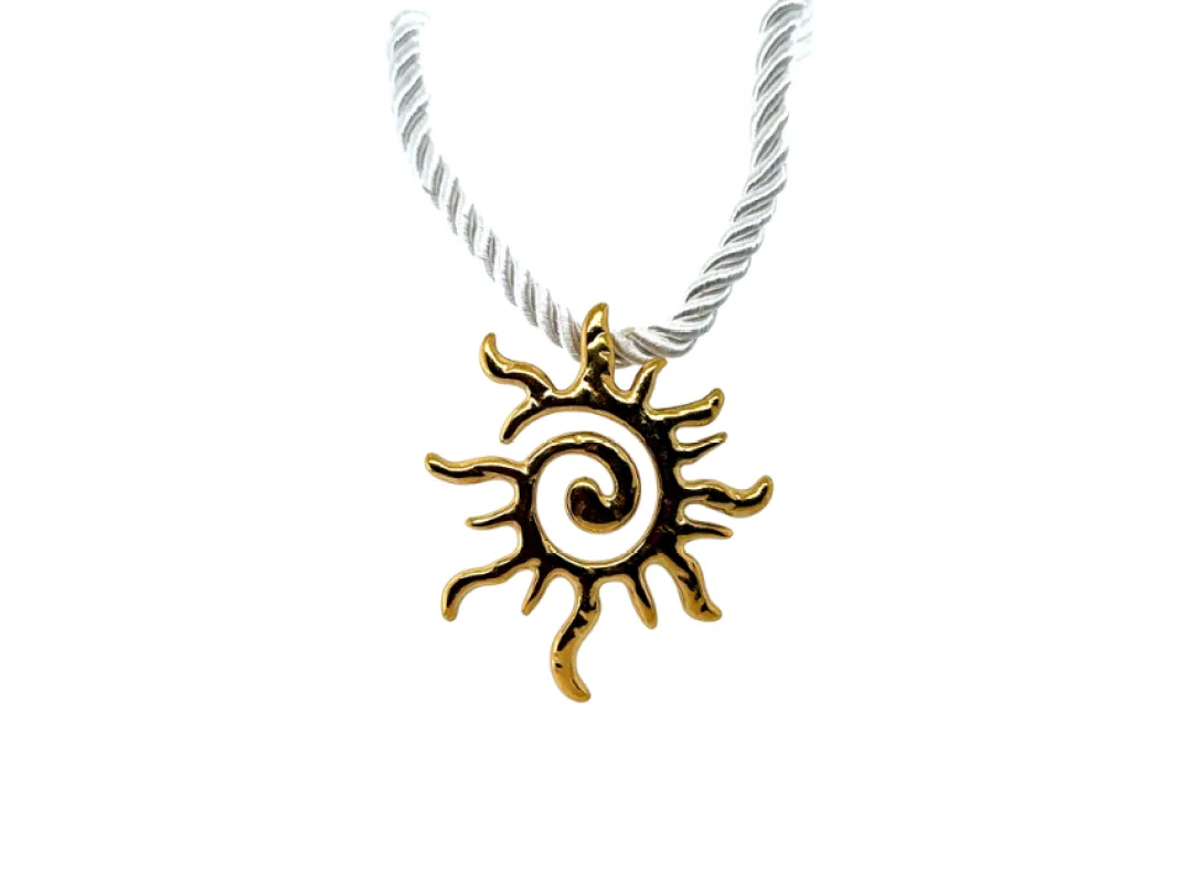Golden Tide Necklace - White sold by Love Ellison