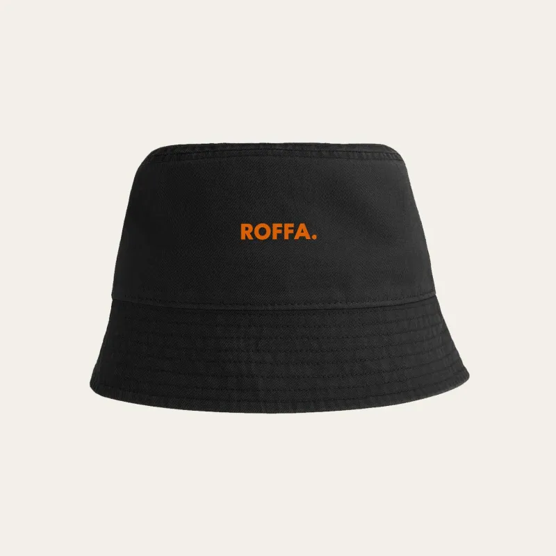 ROFFA. bucket hat - Kingsday '25 - zwart/oranje sold by Rotterdam Brands