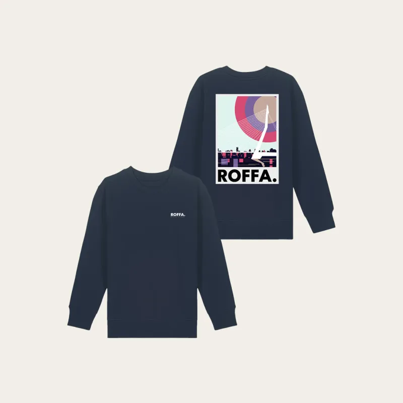 ROFFA. kinder sweater - de Zwaan - 100% organisch katoen sold by Rotterdam Brands