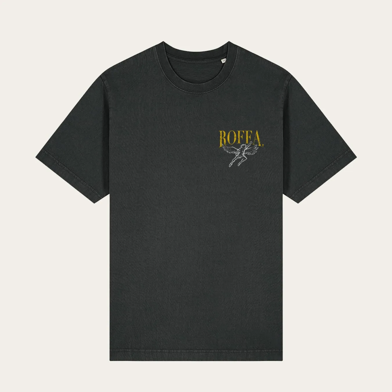 ROFFA. washed oversized t-shirt - Thuishaven - 100% organisch katoen sold by Rotterdam Brands product image thumbnail 4