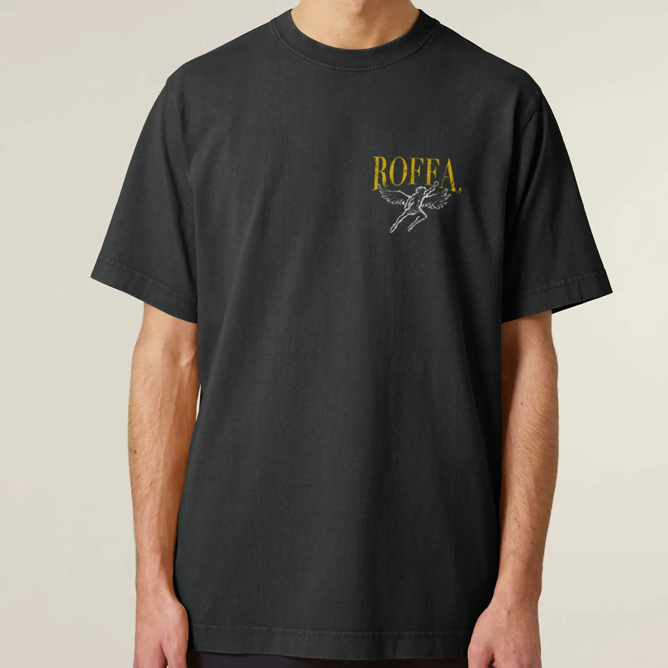 ROFFA. washed oversized t-shirt - Thuishaven - 100% organisch katoen sold by Rotterdam Brands product image thumbnail 3