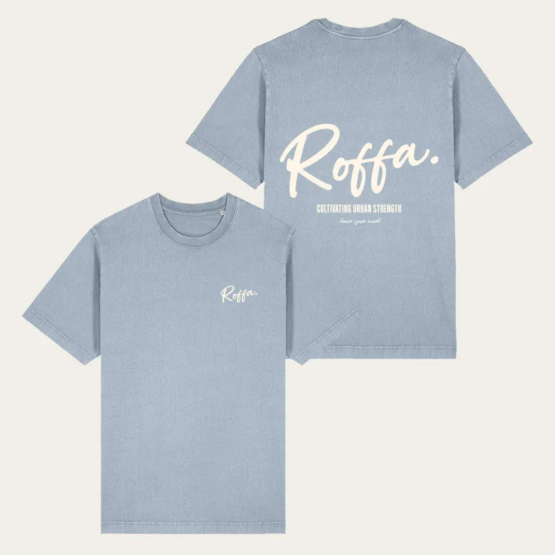 ROFFA. washed oversized t-shirt - Urban strength - 100% organisch katoen sold by Rotterdam Brands