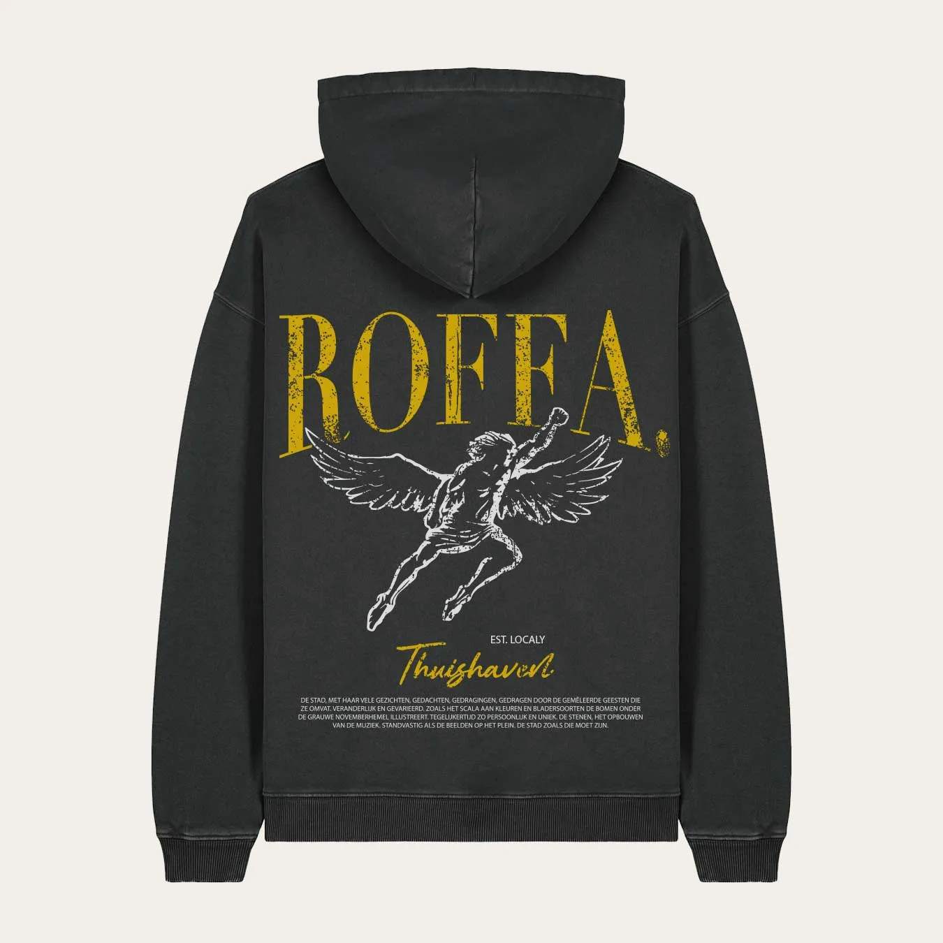 ROFFA. washed oversized hoodie - Thuishaven sold by Rotterdam Brands product image thumbnail 2