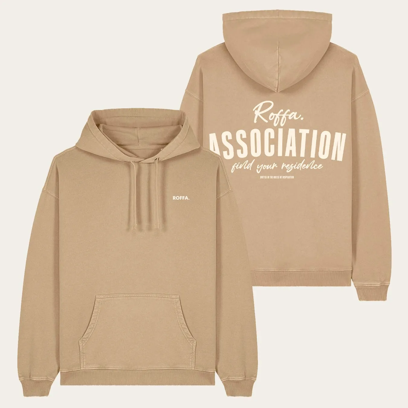 ROFFA. washed oversized hoodie - Association sold by Rotterdam Brands