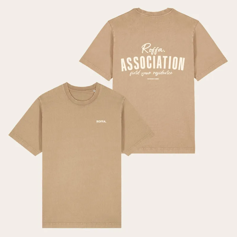 ROFFA. washed oversized t-shirt - Association - 100% organisch katoen sold by Rotterdam Brands