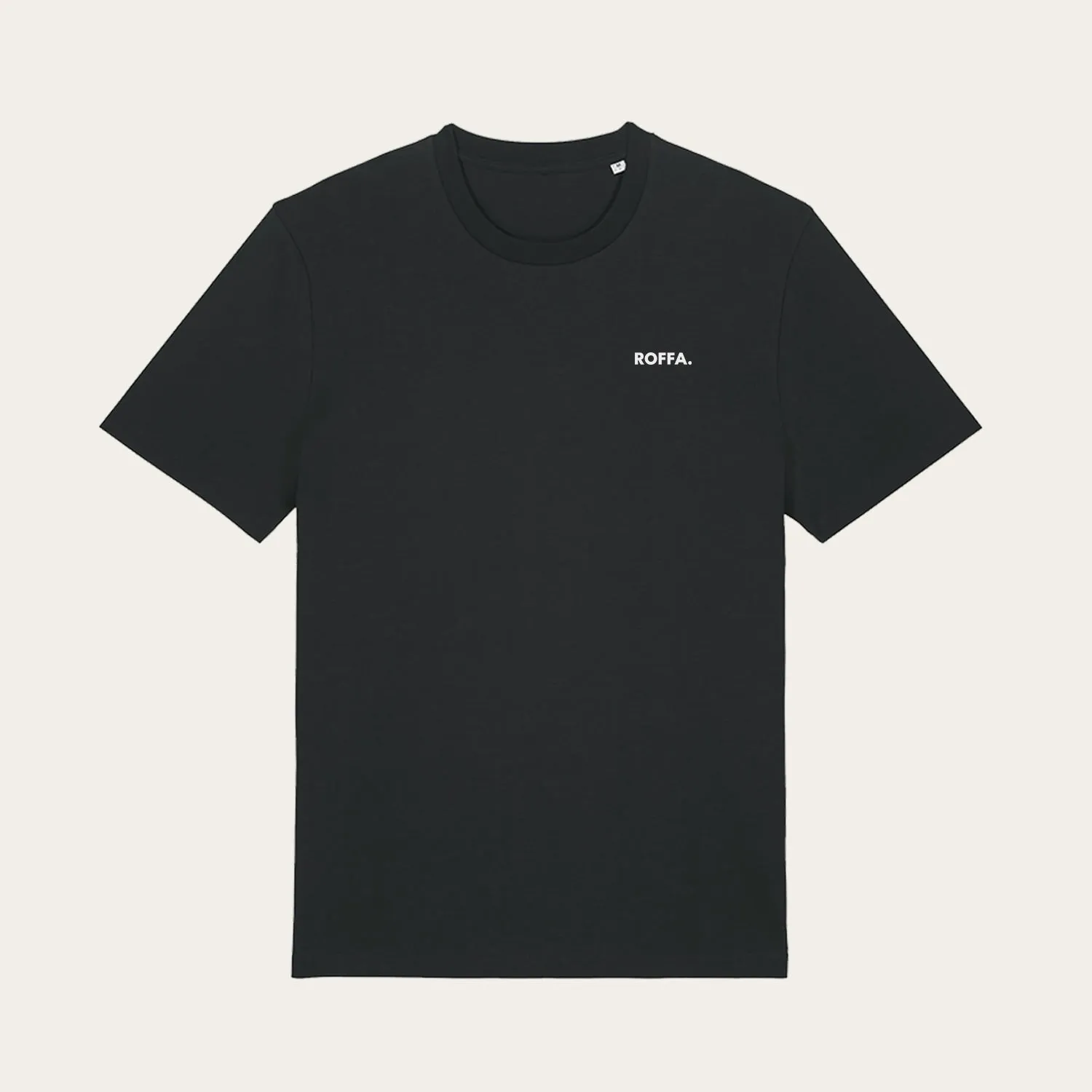 ROFFA. t-shirt regular zwart - Growth Residence - 100% organisch katoen sold by Rotterdam Brands product image thumbnail 3