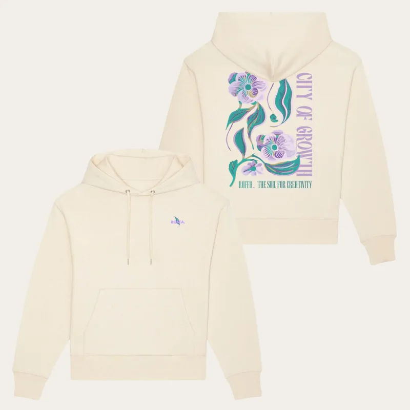 ROFFA. hoodie classic - City of Growth - 100% organisch katoen made by Rotterdam Brands