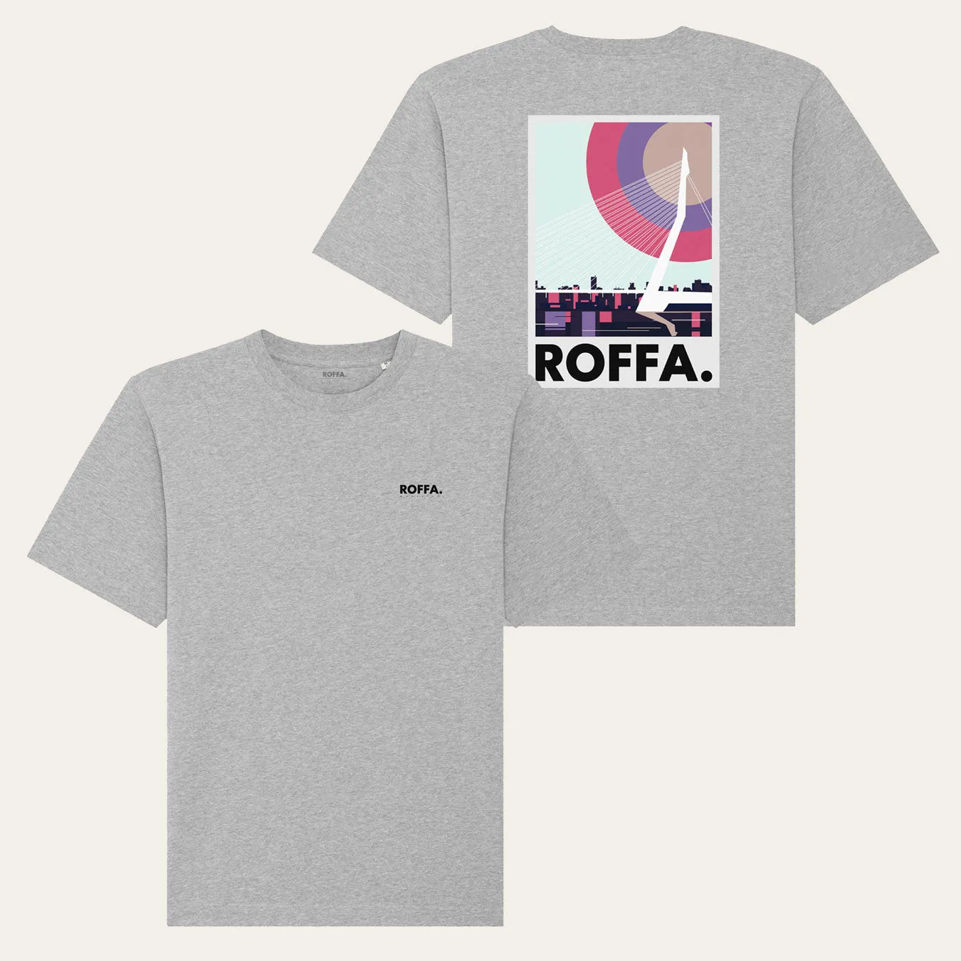 ROFFA. heavy t-shirt oversized - de Zwaan - 100% organisch katoen sold by Rotterdam Brands product image thumbnail 4
