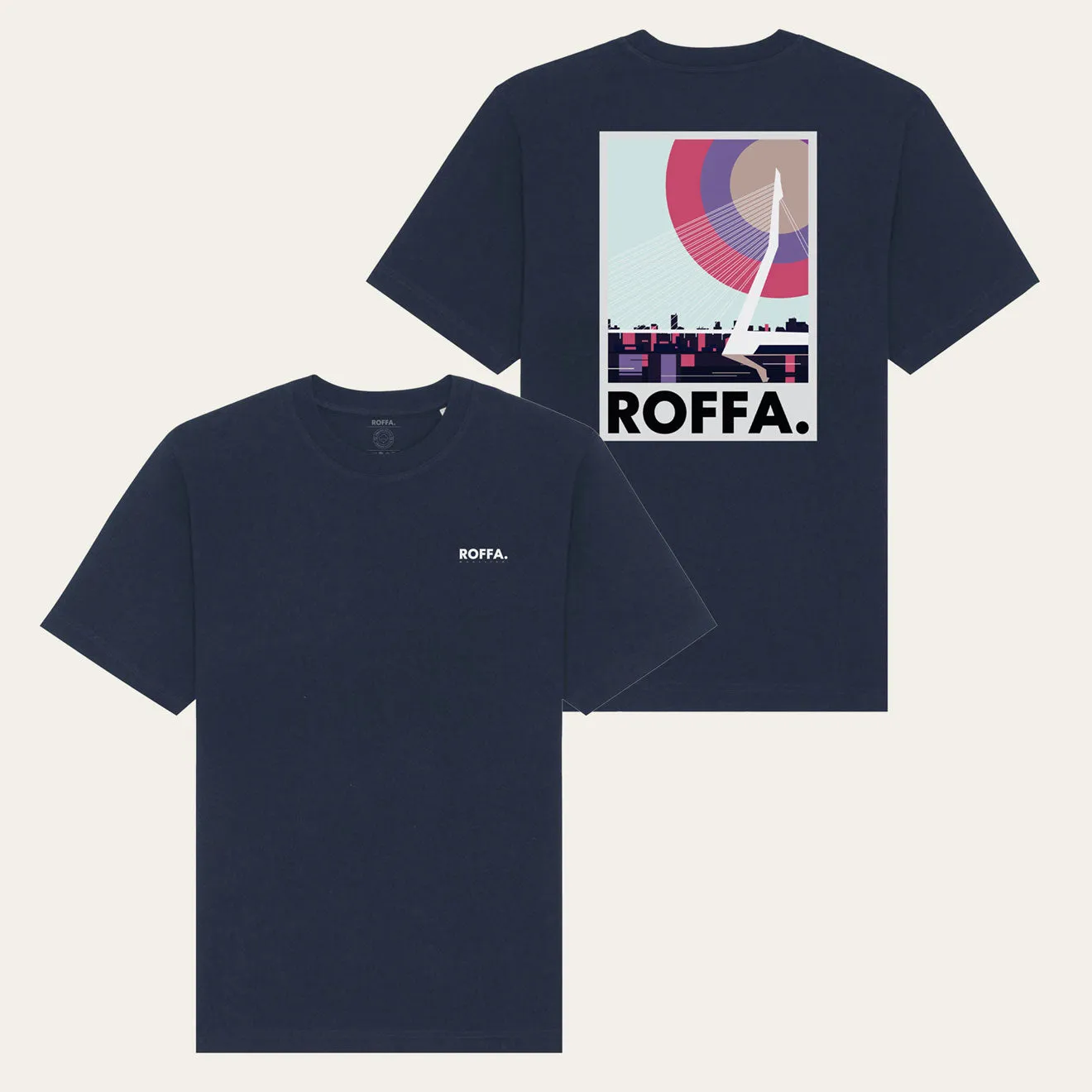 ROFFA. heavy t-shirt oversized - de Zwaan - 100% organisch katoen sold by Rotterdam Brands