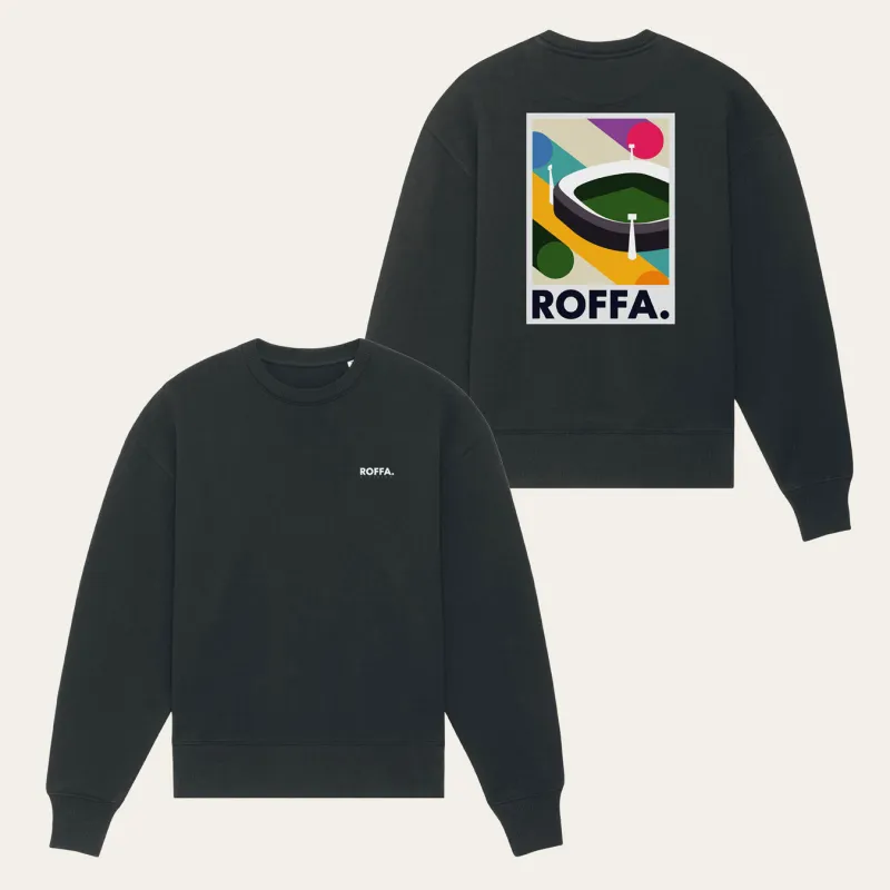 ROFFA. heavy sweater oversized - de Kuip - 100% organisch katoen sold by Rotterdam Brands
