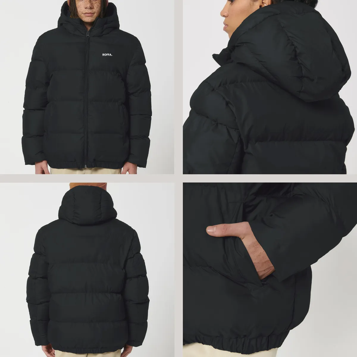 ROFFA. puffer jas - gerecycled polyester sold by Rotterdam Brands product image thumbnail 2