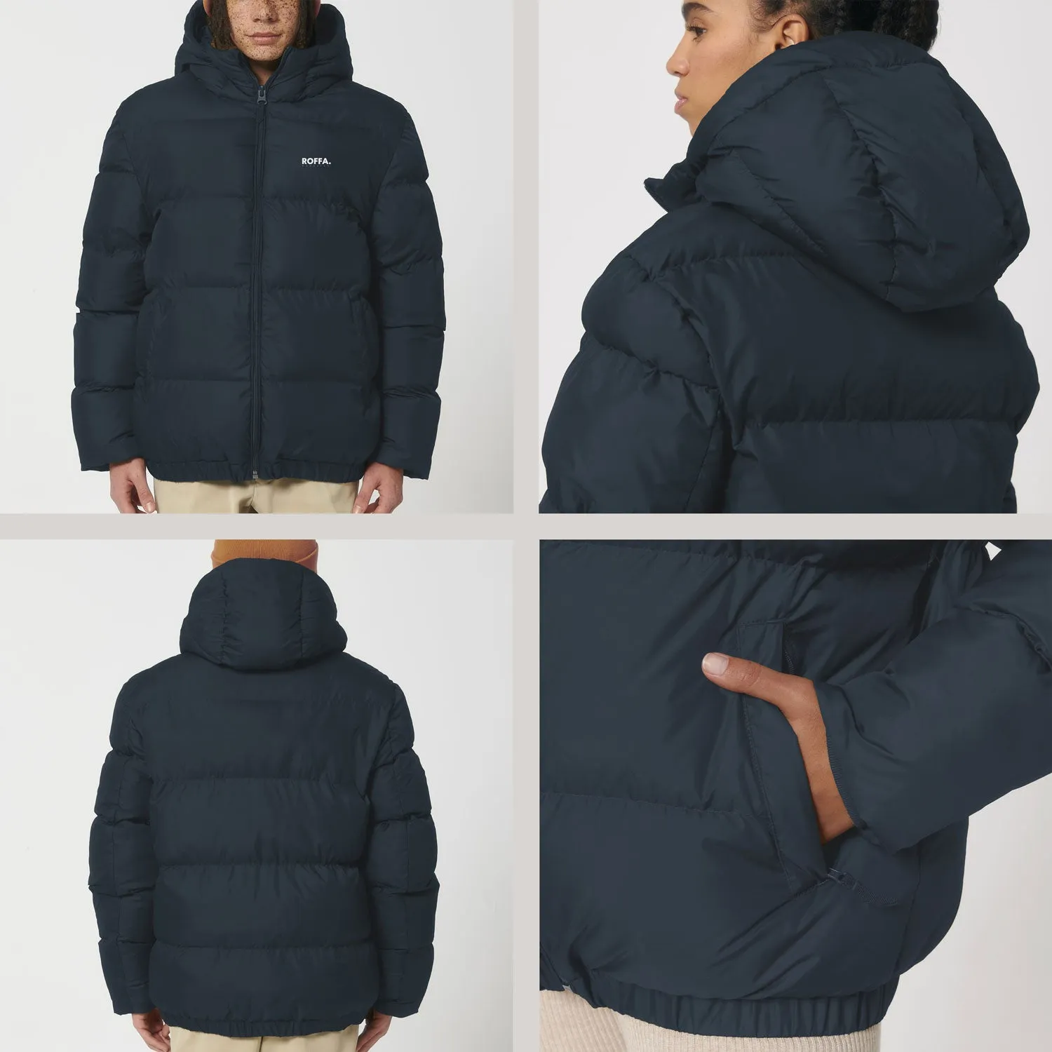 ROFFA. puffer jas - gerecycled polyester sold by Rotterdam Brands product image thumbnail 5