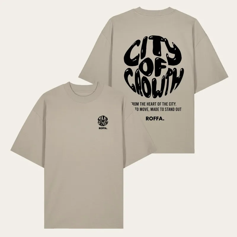 ROFFA. heavy oversized t-shirt - From the heart - 100% organisch katoen sold by Rotterdam Brands