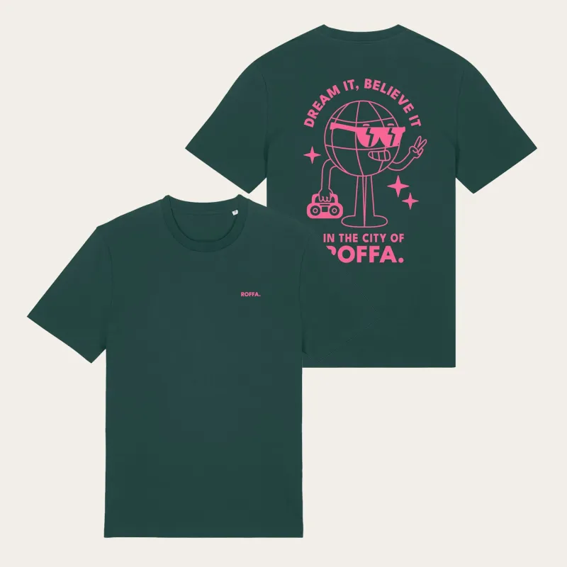 ROFFA. t-shirt regular - Dream it, Believe it - 100% organisch katoen sold by Rotterdam Brands