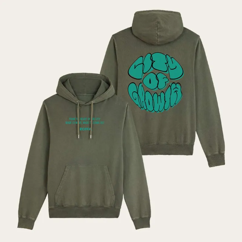 ROFFA. comfort vintage hoodie - From the heart - 100% organisch katoen sold by Rotterdam Brands