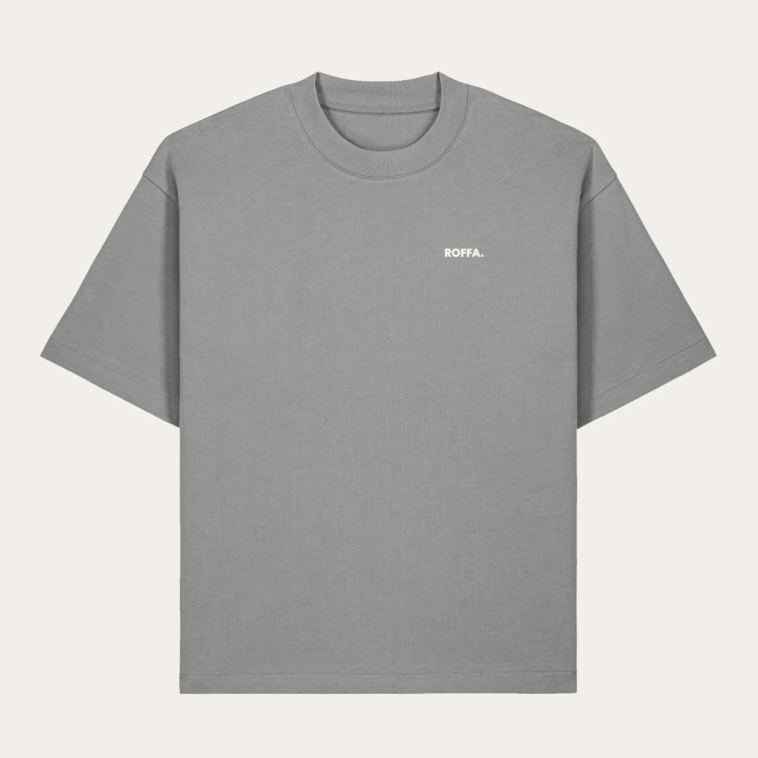 ROFFA. heavy oversized t-shirt - Flaming R - 100% organisch katoen sold by Rotterdam Brands product image thumbnail 3