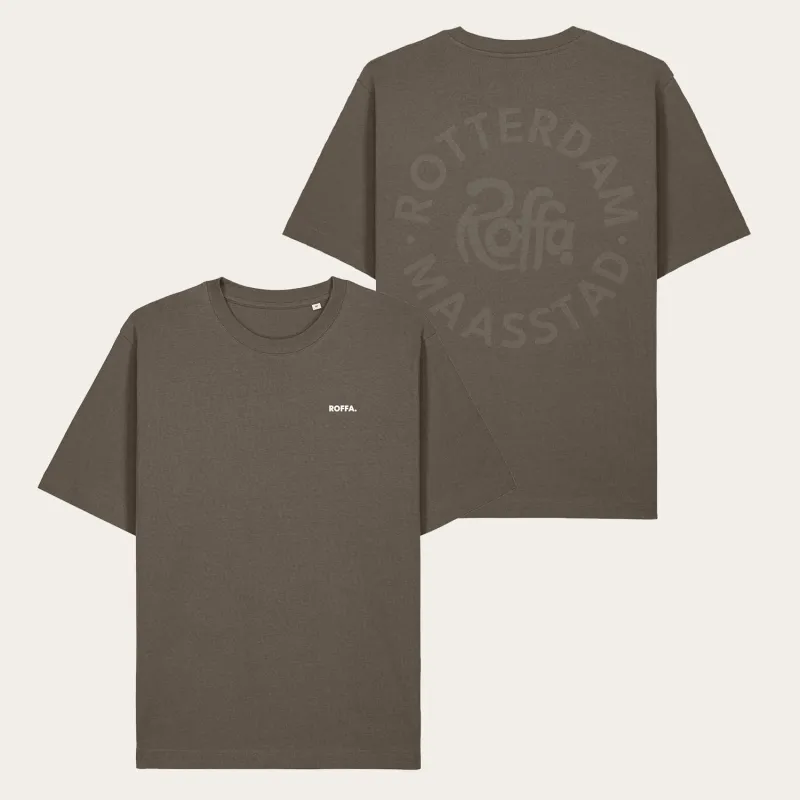 ROFFA. t-shirt regular - Maasstad rond - 100% organisch katoen sold by Rotterdam Brands