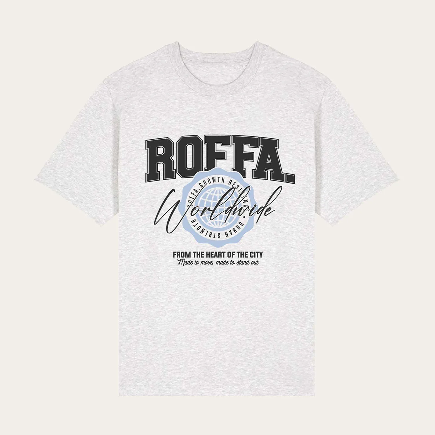 ROFFA. oversized t-shirt - Worldwide Class - 100% organisch katoen sold by Rotterdam Brands