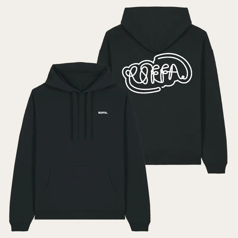 ROFFA. hoodie oversized - One Liner - 100% organisch katoen made by Rotterdam Brands