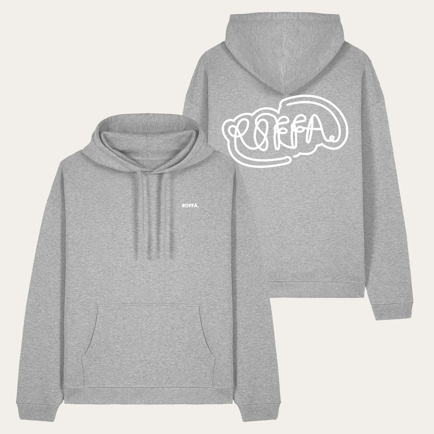 ROFFA. hoodie oversized - One Liner - 100% organisch katoen sold by Rotterdam Brands product image thumbnail 4