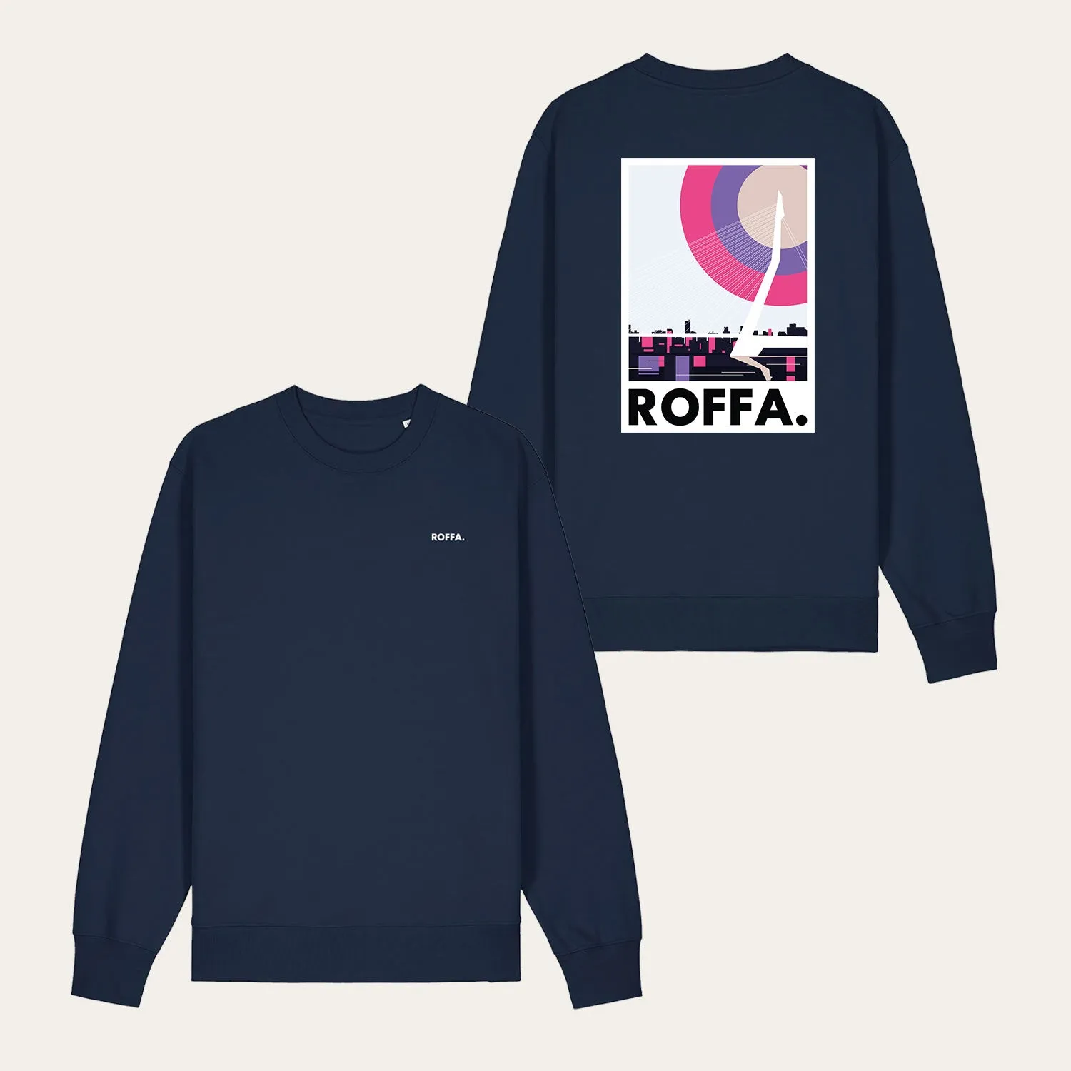 ROFFA. sweater regular - Zwaan - 100% organisch katoen sold by Rotterdam Brands product image thumbnail 5