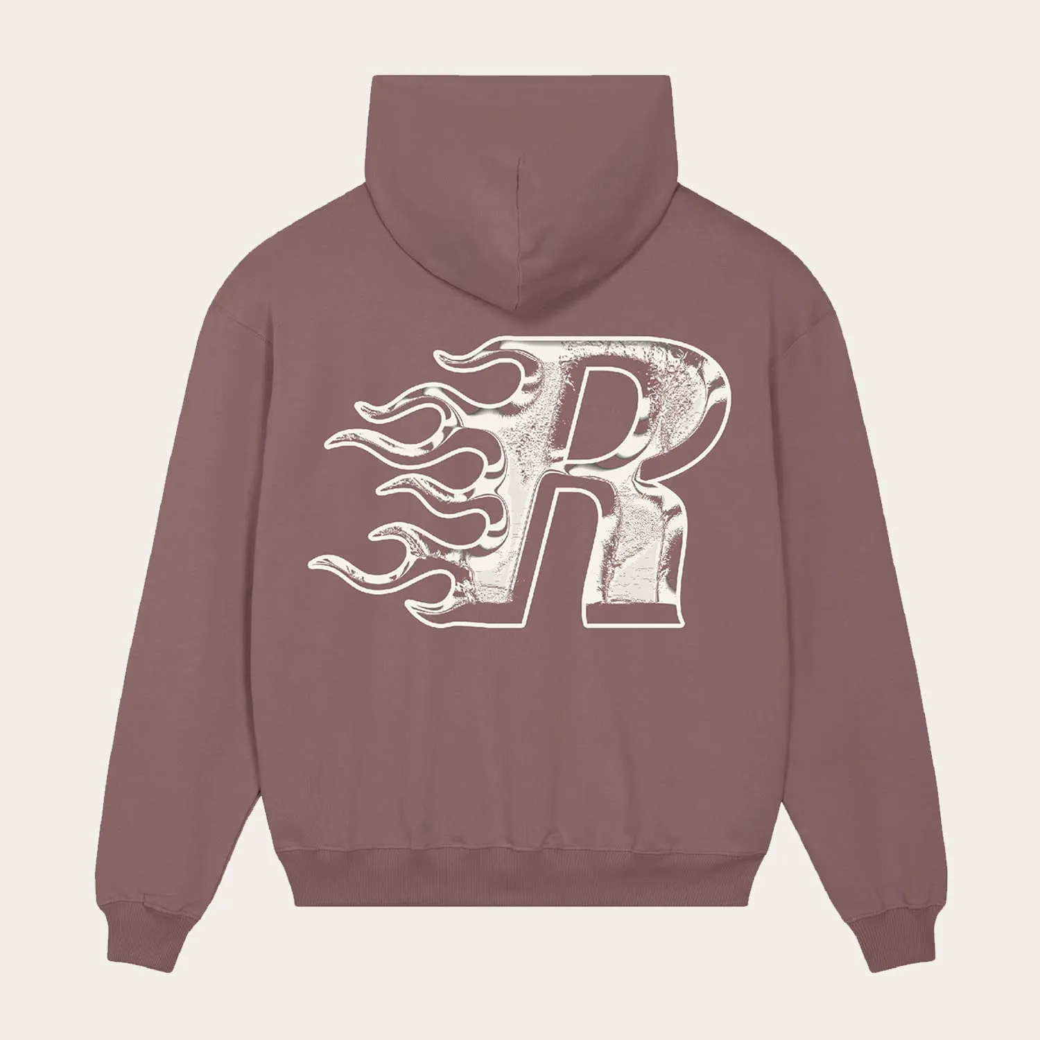 ROFFA. boxy oversized hoodie - Flaming R - 100% organisch katoen sold by Rotterdam Brands product image thumbnail 2