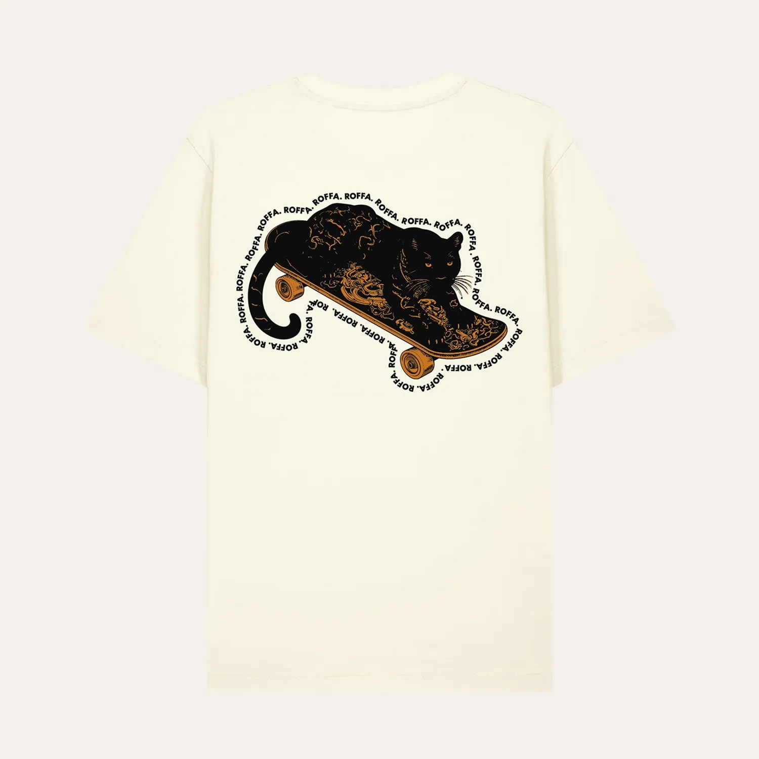 ROFFA. oversized t-shirt - Skate panthera - 100% organisch katoen sold by Rotterdam Brands product image thumbnail 5