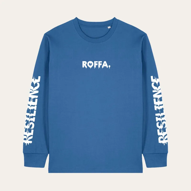 ROFFA. heavy t-shirt long sleeve oversized - Frozen resilience made by Rotterdam Brands