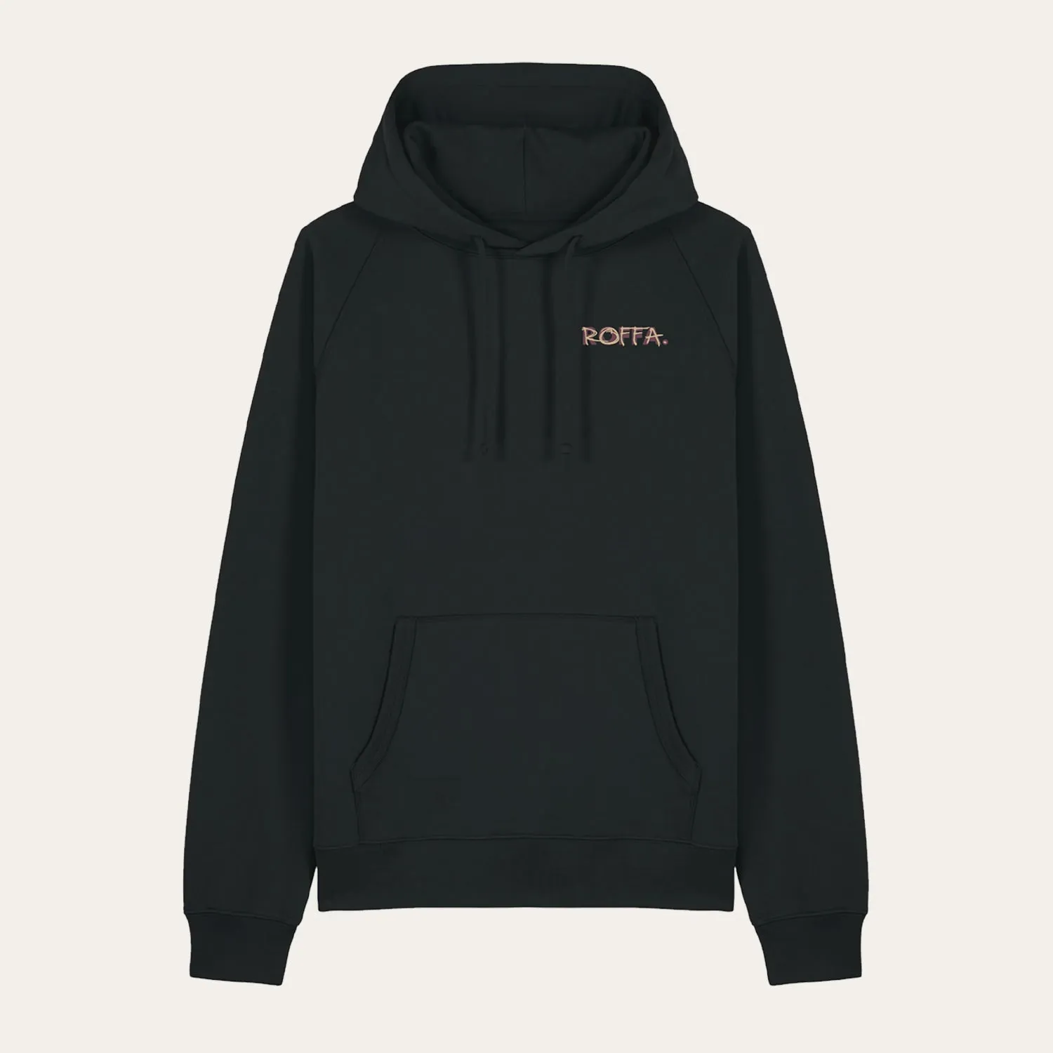 ROFFA. hoodie oversized zwart - City lights - 100% organisch katoen sold by Rotterdam Brands product image thumbnail 3