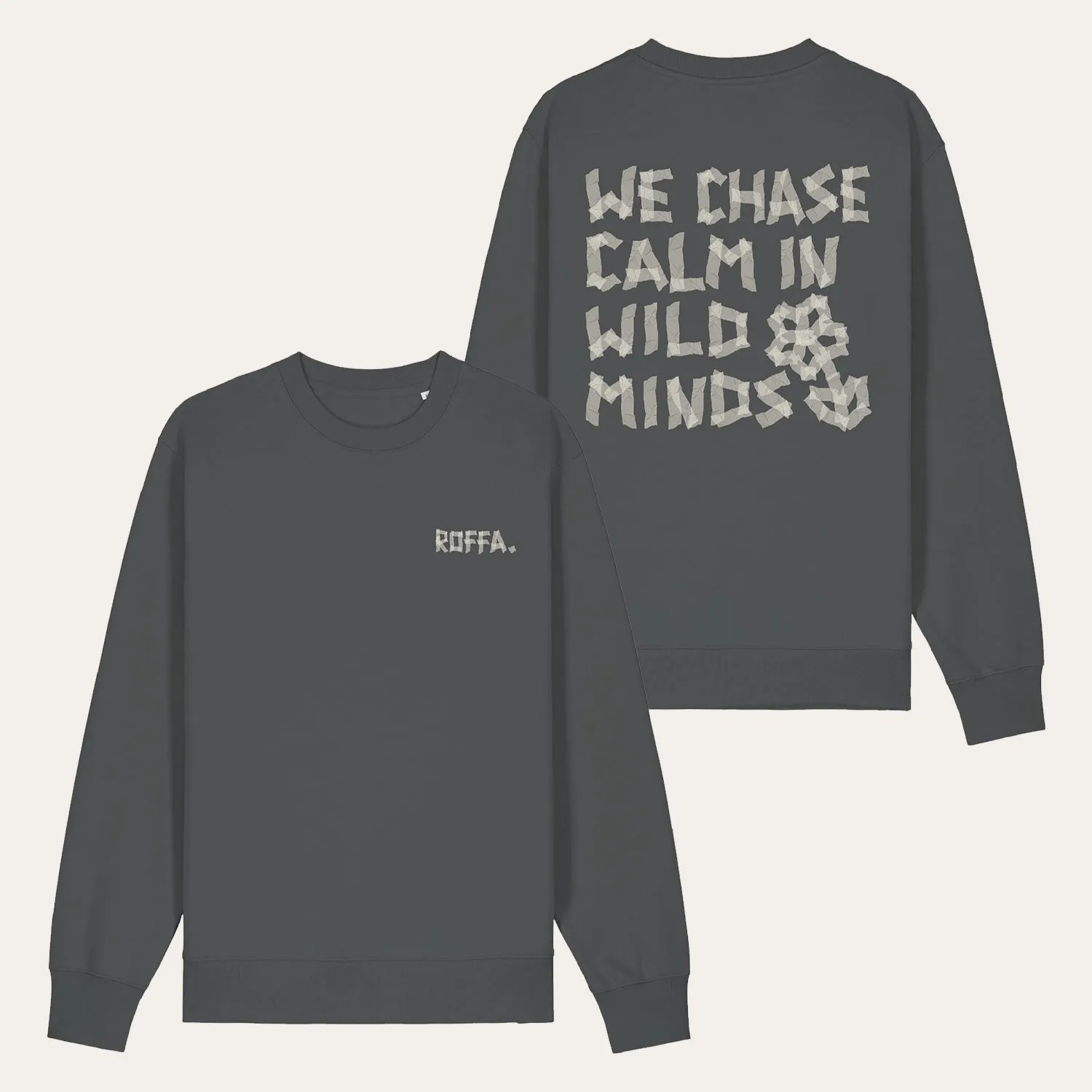 ROFFA. sweater comfort - We chase calm - 100% organisch katoen sold by Rotterdam Brands product image thumbnail 4