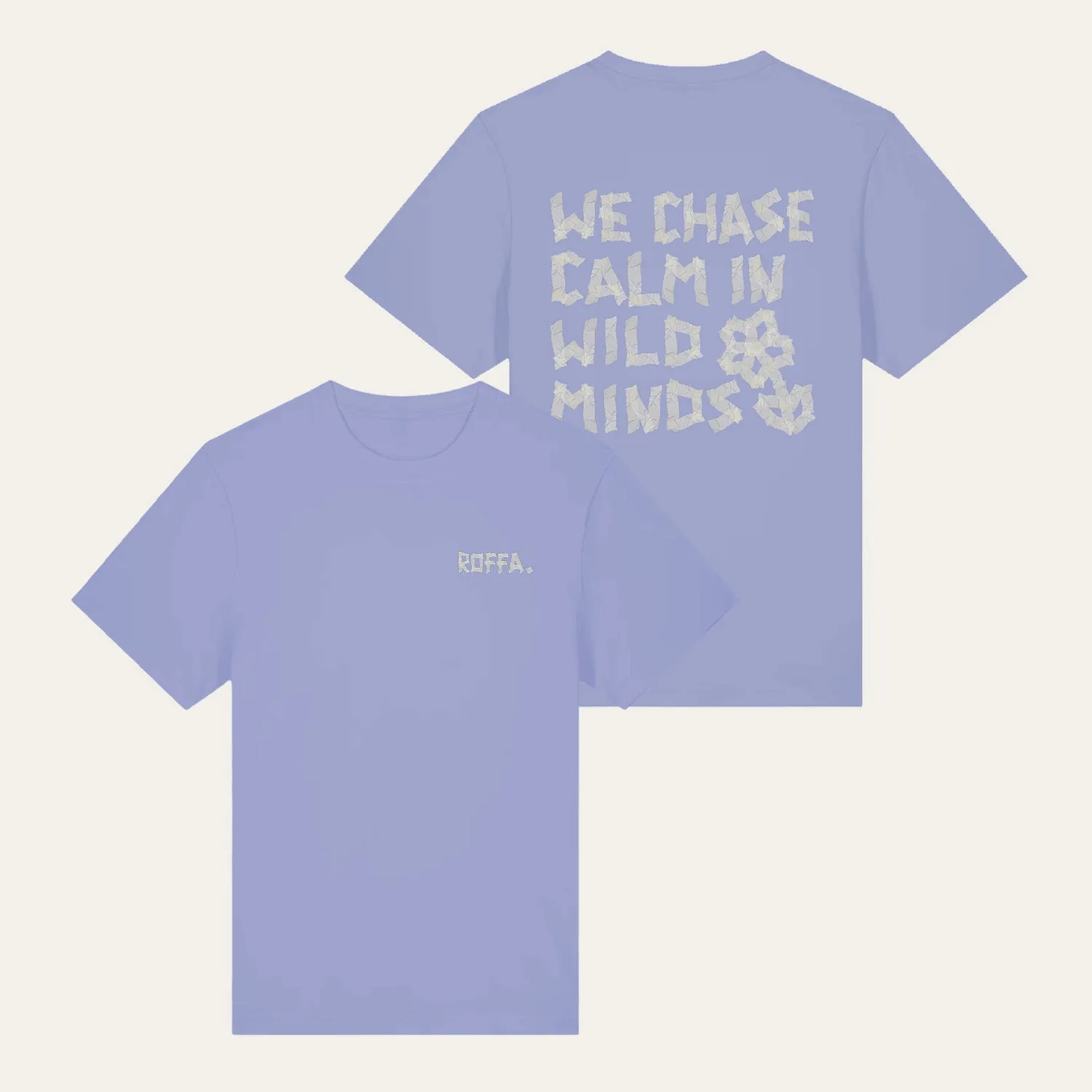 ROFFA. t-shirt comfort - We chase calm - 100% organisch katoen sold by Rotterdam Brands product image thumbnail 4