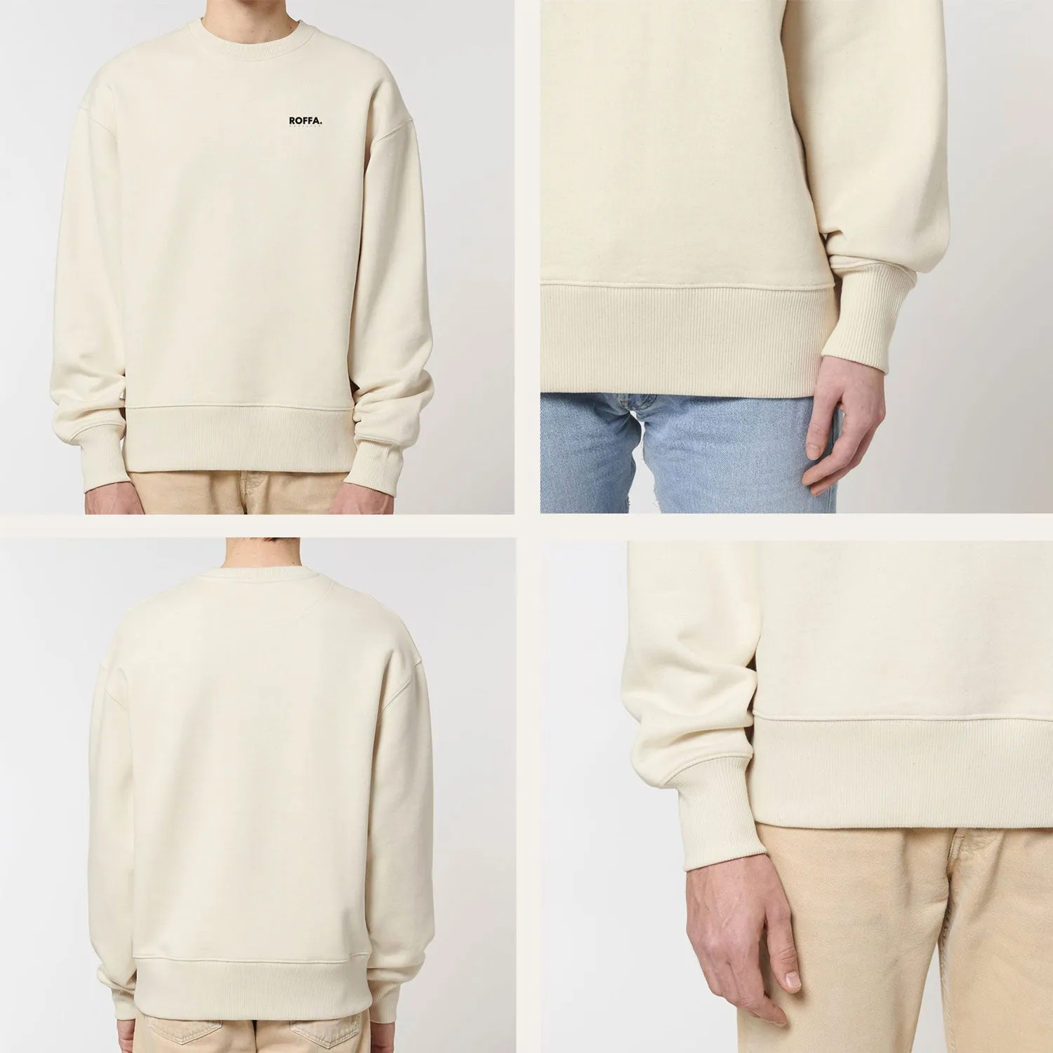 ROFFA. 500GSM heavy sweater oversized - 100% organisch katoen sold by Rotterdam Brands product image thumbnail 5