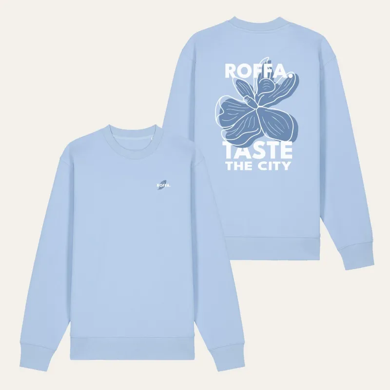 ROFFA. sweater comfort licht blauw - Taste the city made by Rotterdam Brands