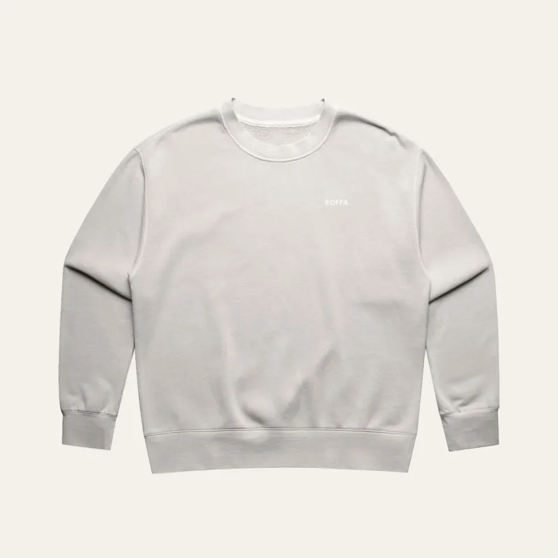 ROFFA. dames oversized sweater - washed off white made by Rotterdam Brands