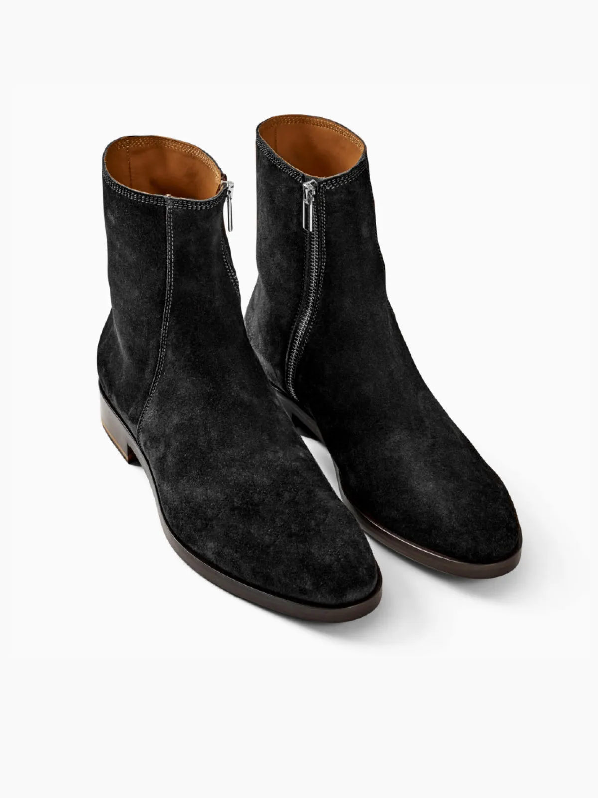 TOMBALI Suede Zip-up Ankle Boot sold by Armando Cabral product image thumbnail 3