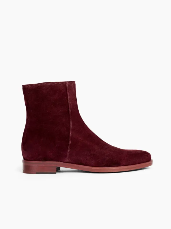 TOMBALI Suede Zip-up Ankle Boot sold by Armando Cabral