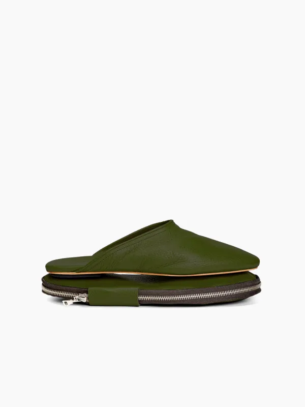 QUEBO Zip-Pouch Slipper sold by Armando Cabral