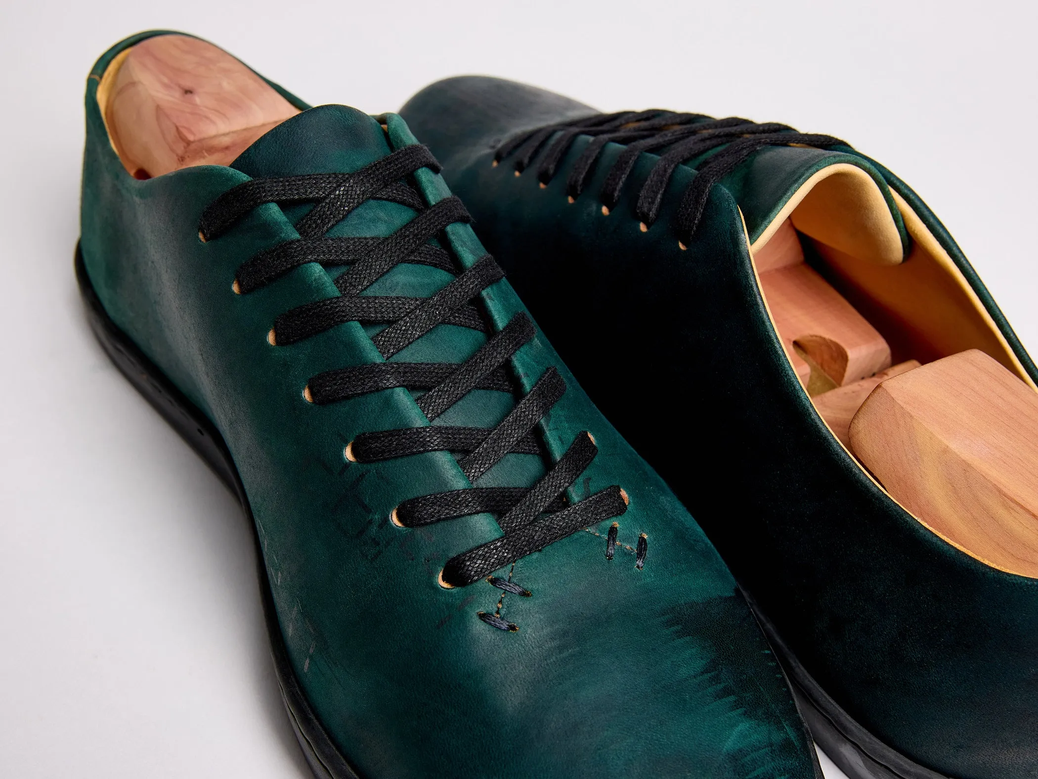 Hanley Sneaker - Horween Shell Cordovan Reverse Black sold by GORAL product image thumbnail 4