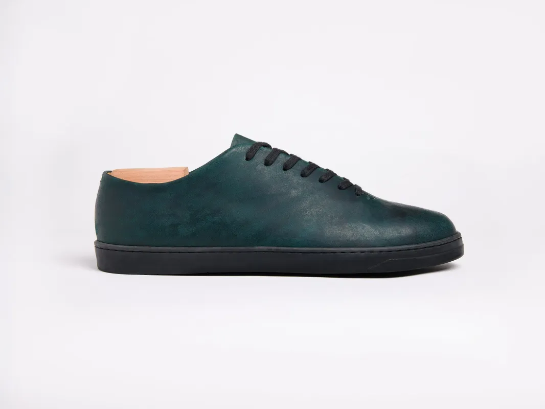 Hanley Sneaker - Horween Shell Cordovan Reverse Black sold by GORAL