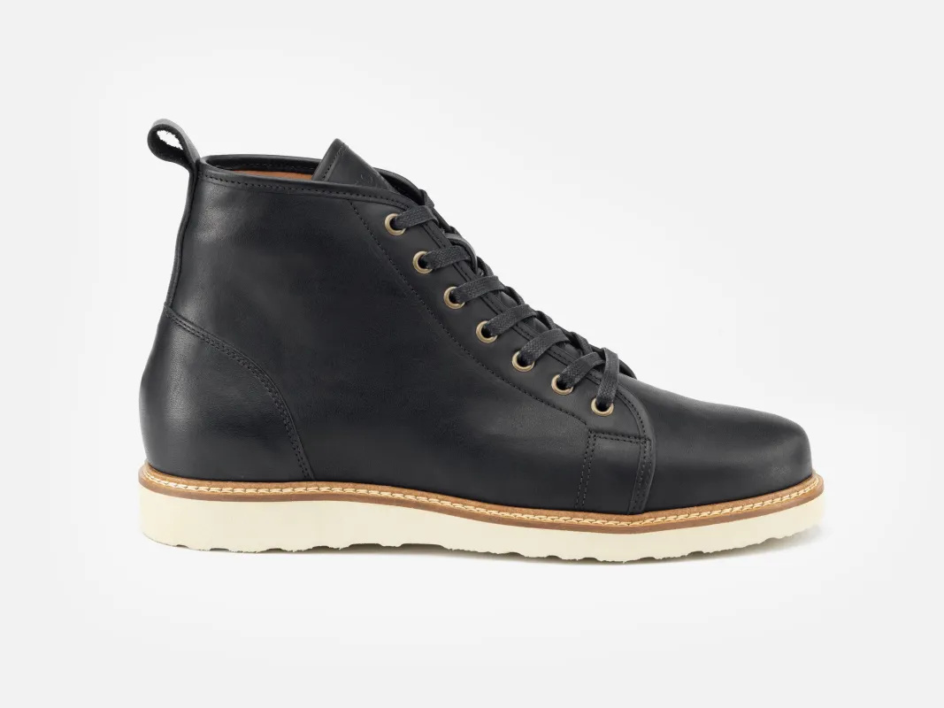 The Whitley Boot - Hunter Black Leather sold by GORAL