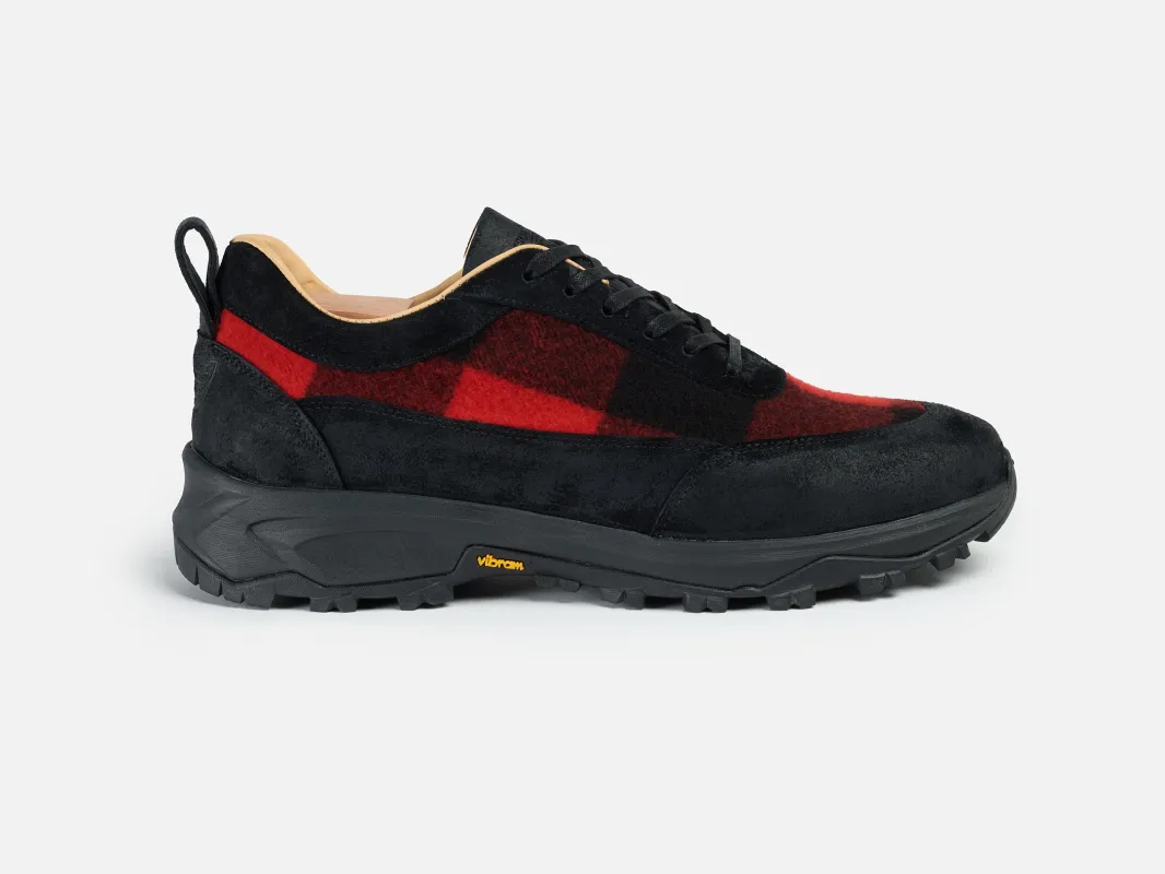 Samara Vibram Sneaker - American Wool Red Plaid (pre-order) sold by GORAL