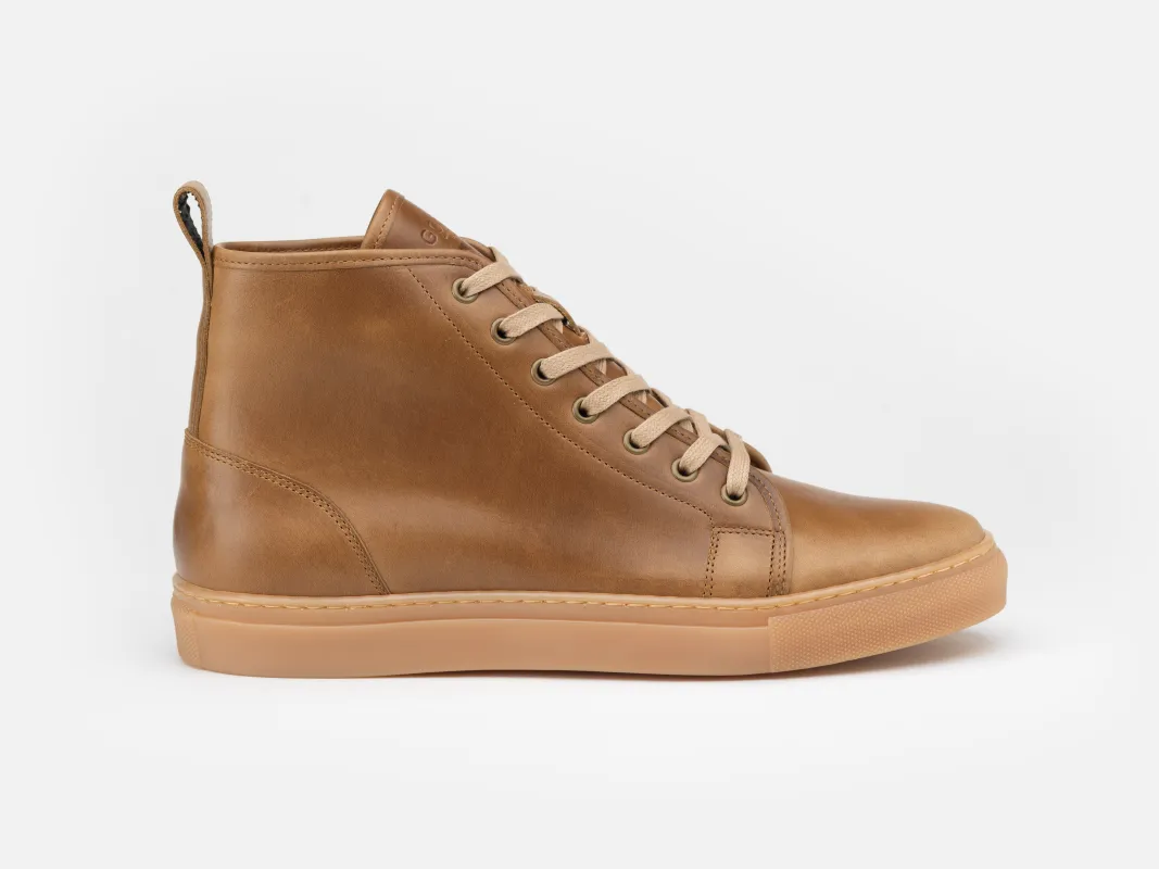 Rose Anvil X GORAL SMUGS High Top Sneaker 2.0 - Horween Natural PRE-ORDER sold by GORAL