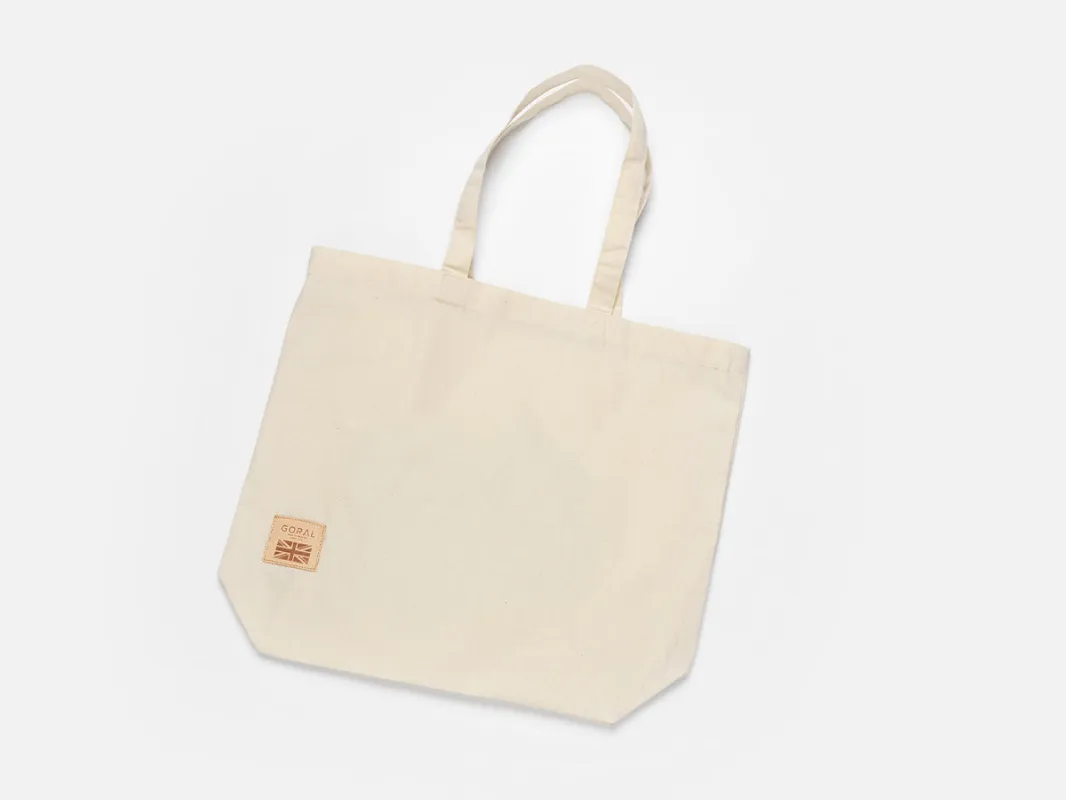 Off-White Organic Cotton Tote Bag sold by GORAL