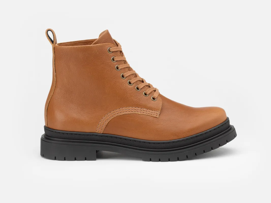 The Sharman Boot - W Kogashi Khaki Leather sold by GORAL