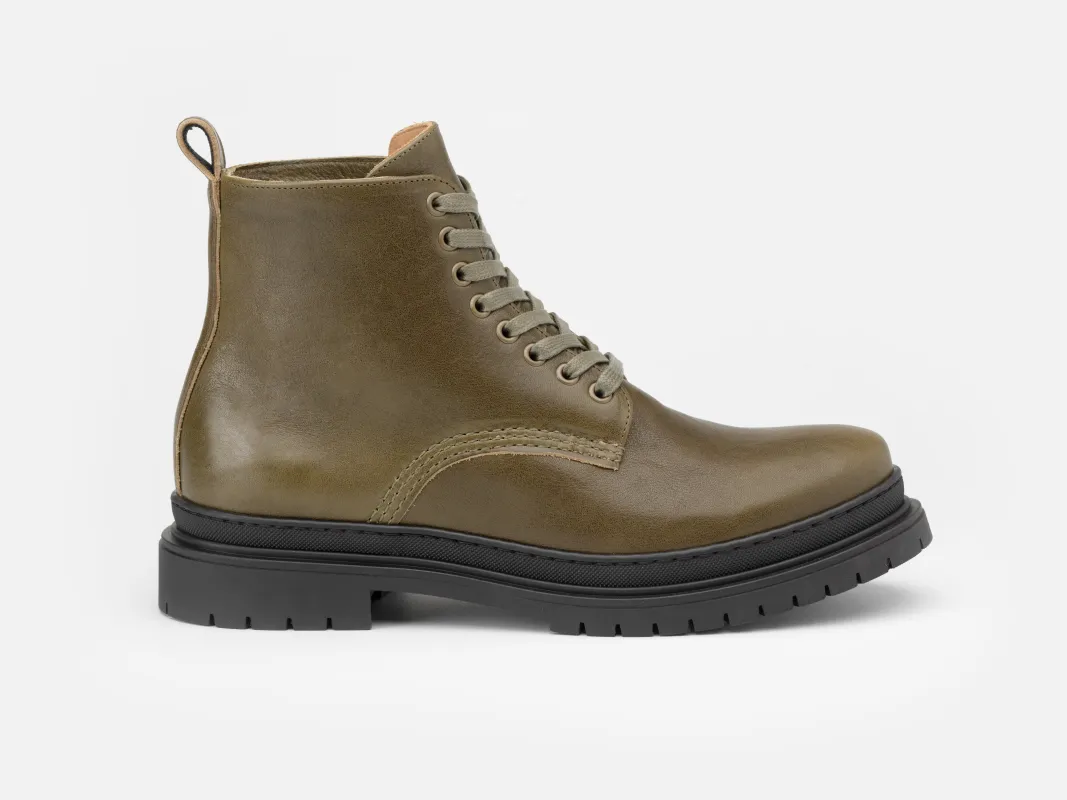 The Sharman Boot - W Kogashi Green Leather sold by GORAL