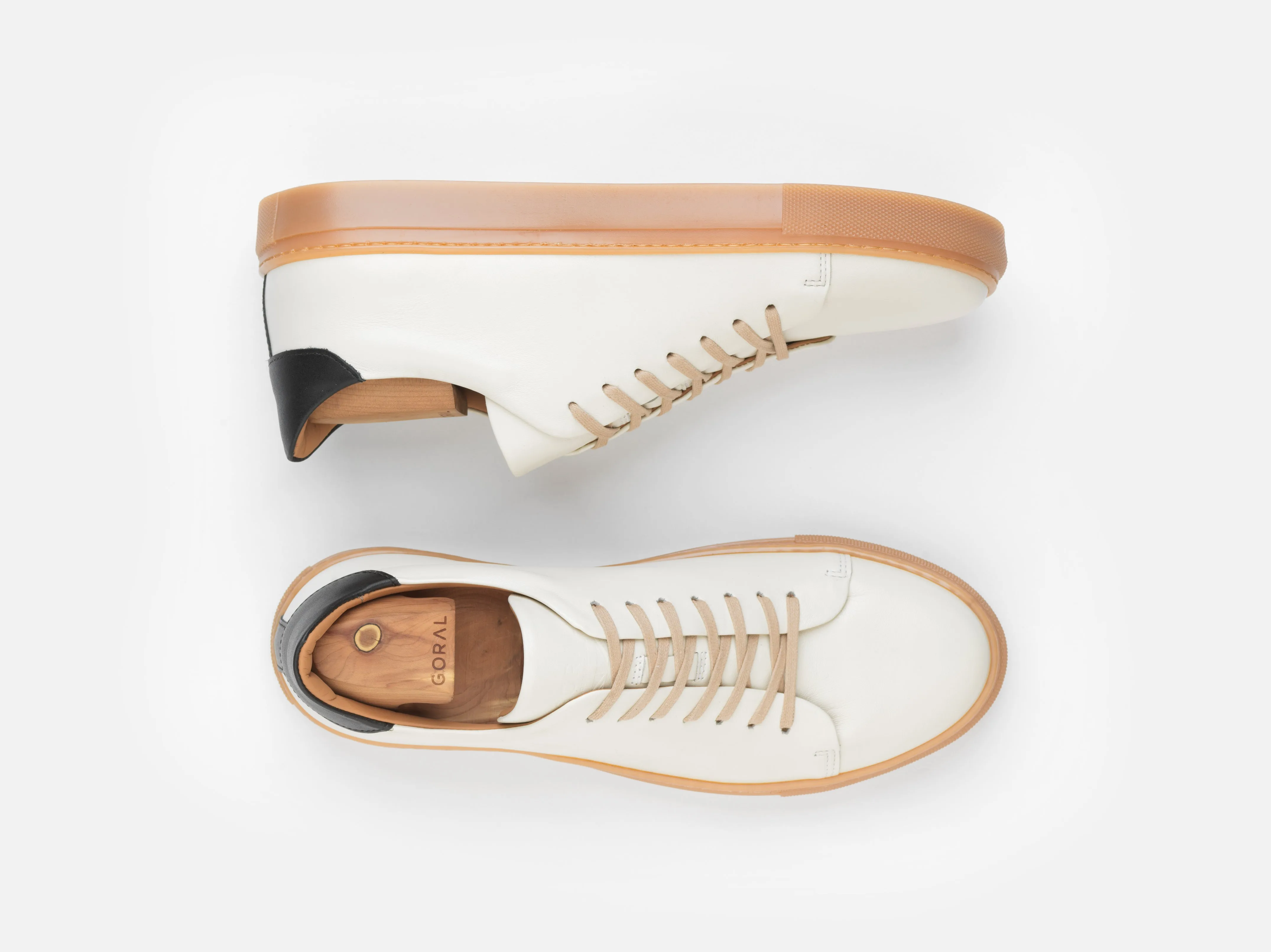 The Mellor II Sneaker - Off-White/Black Leather (Womens) sold by GORAL product image thumbnail 3
