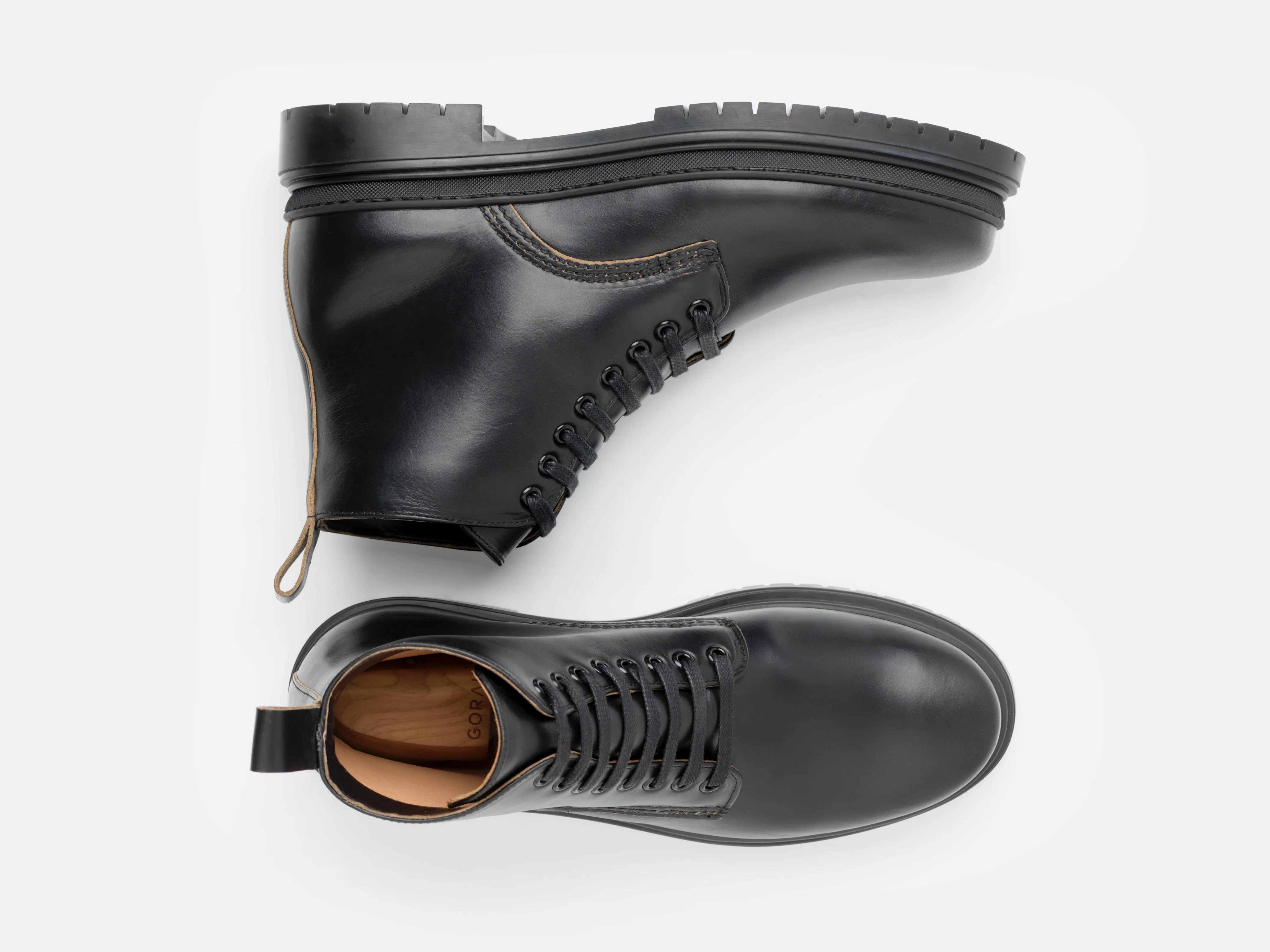 SHARMAN Boot - Horween Black Leather sold by GORAL product image thumbnail 2