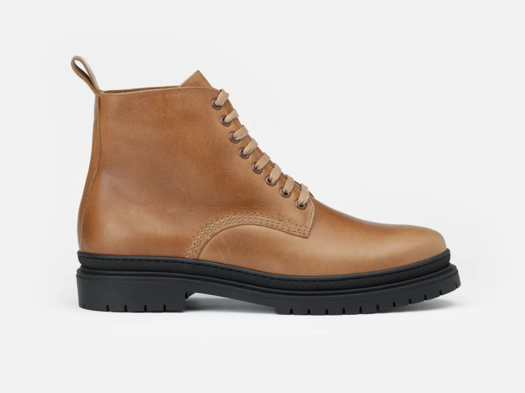 The Sharman Boot - Horween Natural Leather made by GORAL