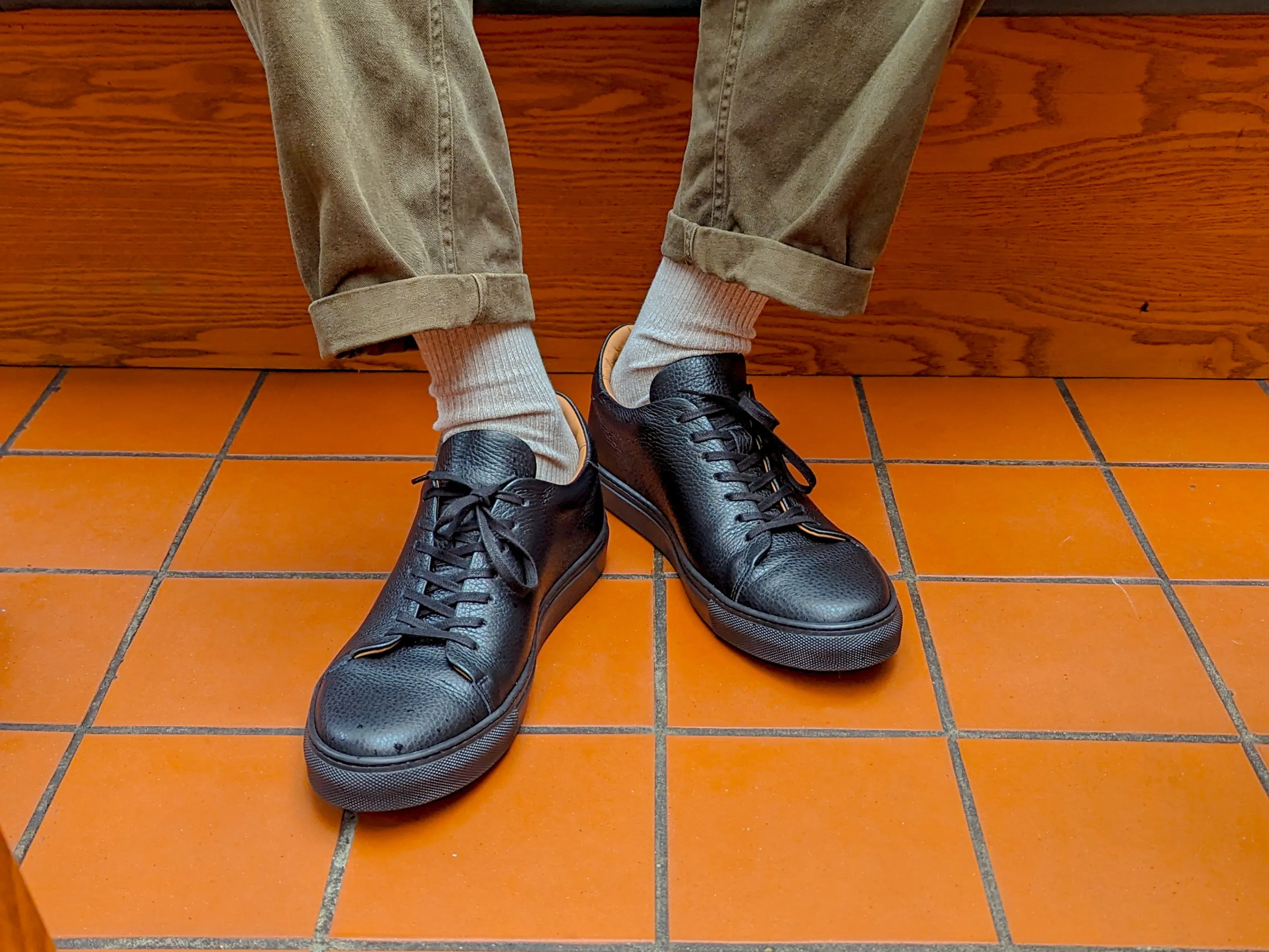 The Mellor II Sneaker - Mastrotto Adria Black Leather sold by GORAL product image thumbnail 2